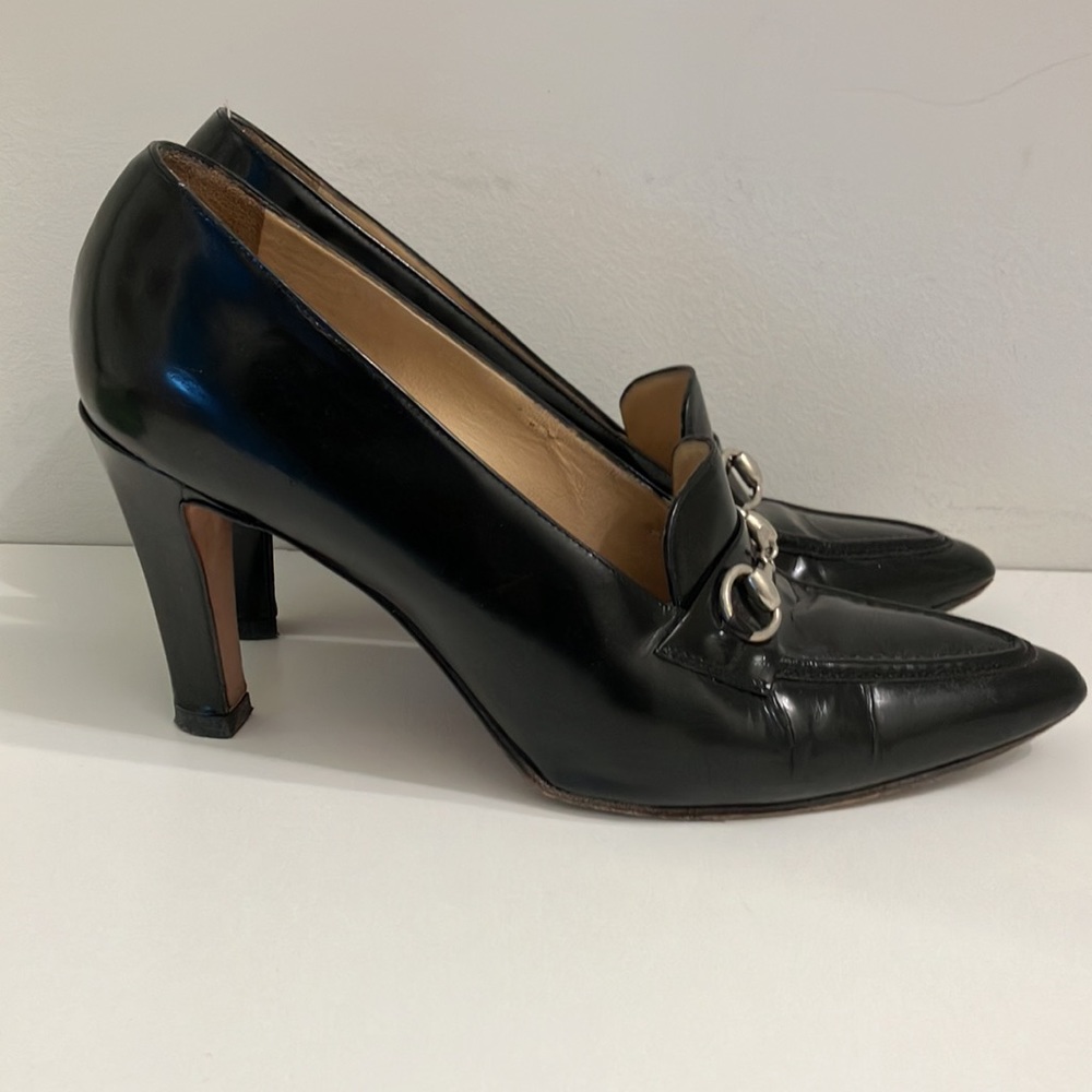 Black Gucci heels